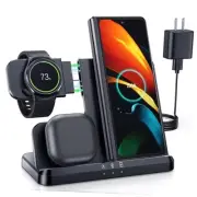 Wireless Charger for Samsung 3 in 1 Wireless Charging Station for Galaxy
