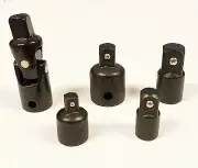 5pc Heavy Duty Impact Reducer & Adapter Set 3/8" Drive Universal Joint Socket