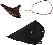Yardwe Acoustic Flute Open Hole Instrument Ceramics Ocarina for School Bands Adults