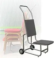 Stack Chair Dolly, Efficient Storage,Holds 15 Chairs,for Birthdays Outdoor Events Hotels Meeting Banquets(Color 1)
