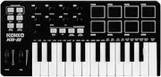 KOKKO MIDI Keyboard, Mini KB-25 25 Key MIDI Controller With 8 Backlit Drum Pads, 8 Knobs and Pitch Bend Wheel, Modulation Wheel for Music Production, Cubase LE Software Included