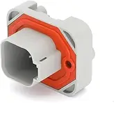 BIZOCA 2/4/6/8/12Pin Automotive Waterproof Connector DT Straight Pin PCB Mounting Head DT15-2P DT15-6P(DT15-6P)