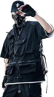 [Niepce Inc] Japanese Streetwear Techwear Men's Vest