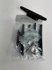 MX-Eol 4 Pack 6-1/2" Marine Dock Cleat, Black Nylon w/ Mounting Hardware New