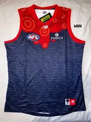 Melbourne DEMONS 2020 Indigenous AFL Jersey / Guernsey *XL* QLD Seller