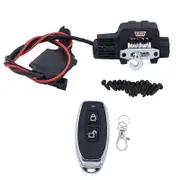 RC Car Mini Winch and Remote Control for TRX4M 1/18 RC Crawler Car Upgrade Parts Accessories Black