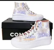Converse All Star Move Floral Palm Size 8.5 (Chuck Taylor Platform) Womens