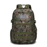 Camo Backpack for Boys,Kids Army Backpack Boys with USA Flag Patch,35L Waterp...