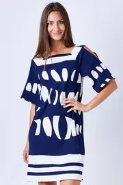 Leader Of The Pack Tunic Dress--SAC-D2154S16