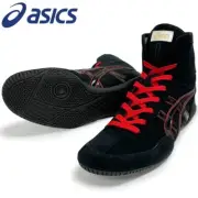 ASICS Wrestling Shoes 1083A001 Black x Black x Red Successor to EX-EO TWR900