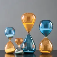 在飛比找松果購物優惠-北歐風玻璃沙漏計時器裝飾擺件 兒童生日禮物 (5.5折)