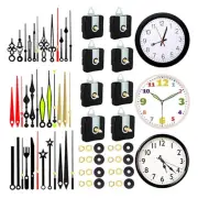 Home and Office Clock Building Kits with Quiet Quartzs Mechanism and 12 Hand Set