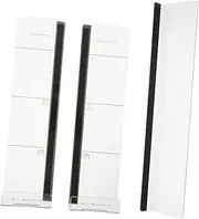 Homoyoyo 3pcs Monitor Memo Board: Acrylic Computer Screen Sticky Side Note Holder - Desktop Monitor Message Memo Board for Office Home