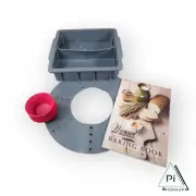 Nuwave Silicon Bakeware Set Bake Pan Divider Ring Cupcake Liners and Baking Book