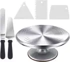 Cake Decorating Turntable Stand Kit - Ohuhu Rotating Baking Supplies Spinning...
