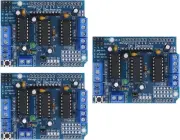 3Pcs L293D DC Motor Driver Module Shield Stepper Aideepen Motor Control Shield M