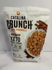 Catalina Crunch Cereal Cinnamon Toast, 20 Oz Keto Cereal, Sugar Free, No Gluten
