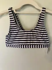 Splendid Navy and White Swim Top Tank Separate 12 NWT