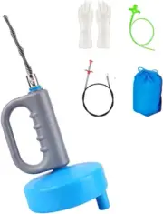 HopingMore Drain Clog Remover,Plumbing Snake Auger w/ 1 Claw Pickup Tool 1 Ha...
