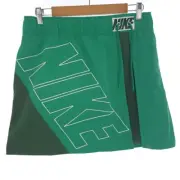 Nike Green Tracksuit Drawstring Waist Skirt Size M Loose Fit FD6946 365