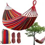 Travel Hammock | Large Parachute Hammock | Camping Cots, Travel Swing, Hiking Gear, Beach Chair, Outside Rocker for Outdoor Patio Garden