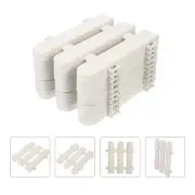 10 Pcs White Guardrail Deck Solar Power Lights for Outdoors outside