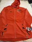 Miami Hurricanes Adidas Climalite Full Zip Rain Jacket Men’s L NWT