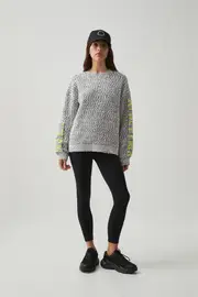 Textured Knit Crew 417