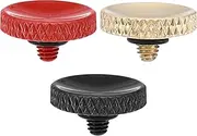 uxcell Camera Shutter Button, 3 Pack Soft Shutter Release Button Pure Copper Camera Button Knurled Suitable for Nikon for Fujifilm for Leica DSLR/SLR Camera, Red Matte Golden Black