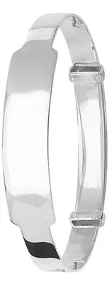 925 Sterling Silver Baby Girls Bangle - 6 Grams 222712U