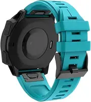 [RAYESS] 26 22mm Watch Band Strap For Garmin Fenix 6 6X Pro/Fenix 7 7X 7S Silicone Easyfit Wrist Strap For Fenix 5X Plus 3HR 935 945 S60