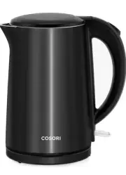 COSORI Electric Kettle Stainless Steel Double Wall 1.5L Cool To Touch Insulate