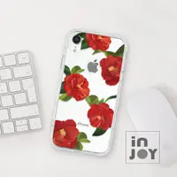 在飛比找PChome24h購物優惠-INJOY mall iPhone 6 優雅山茶花防摔耐震亮