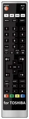 Remote Control for TOSHIBA TV Model : 40TT6180