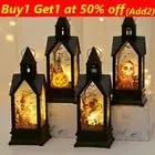 Decor Indoor Outdoor Halloween Scarecrow Light Lamp Led Lantern Party Home Props