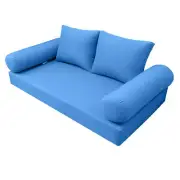 |COVER ONLY| Style 1 Full Knife Edge Daybed Mattress Bolster Pillow Covers AD102