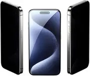STEXX 2Pack Anti-Spy Privacy Screen Protector For iPhone 16 Pro Max with Easy Installation Tool, Case Friendly