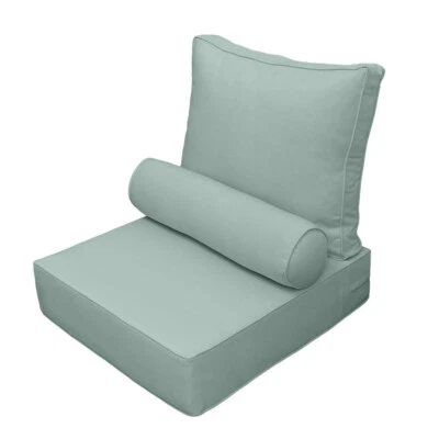 Large 26x30x6 Pipe Trim Outdoor Deep Seat Back Rest Bolster Cover ONLY - AD002