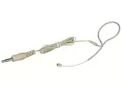 Single Earhook Headset Microphone with Mono 3.5mm (1/8") Connector