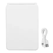 Lighted Makeup Mirror White Rechargeable ABS Housing Adjustable Brightness P WPD