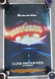 NEW VTG 1977 THOUGHT CLOSE ENCOUNTERS OF THE THIRD KIND SCI-FI POSTER 24X36