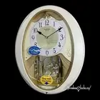 NEW Rhythm Small World Snowflake Pearl Musical Motion Wall Clock 4MJ440WU03