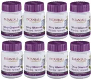 8 Bottles x Giloy Ghanvati Patanjali 40g each - Immunity Booster Ghan vati