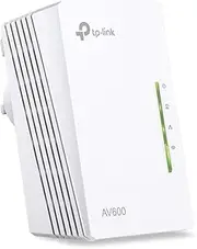 TP-Link TL-WPA4220 2-Port Add-On Powerline Adapter, Range Extender, Broadband/WiFi Extender, WiFi Booster/Hotspot, No Configuration Required, UK Plug (UK Version)