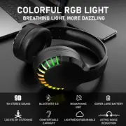 Wireless Bluetooth Headphones Stereo 5.1 channel Headset for Phones/PC/IPad Pink