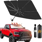 Sedan SUV Car Windshield Sun Shade,Foldable Automotive Windshield Shade,Sunshades Car Umbrella for Windshield Easy to Store and Use Fits Windshields of Various Sizes