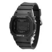 Casio Women's Digital Watch Baby-G Chronograph Black Resin Strap BGD-565-1CR