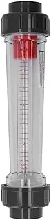 Baxnore Liquid Flowmeter, Accuracy Transparent Plastic Tube Flowmeter, Pipe Type Liquid Meter, Liquid Measurement Tool for Light Industry Scientific Research