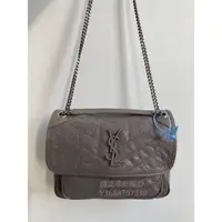 在飛比找蝦皮購物優惠-二手精品 SAINT LAURENT YSL NIKI 中款