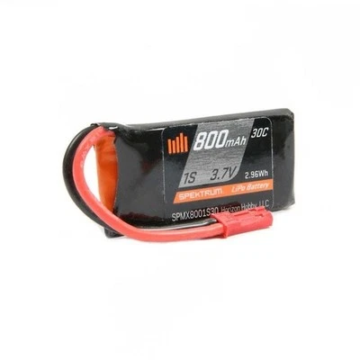 SPEKTRUM 800MAH 1S 3.7V 30C SMART LIPO BATTERY WITH JST CONNECTOR